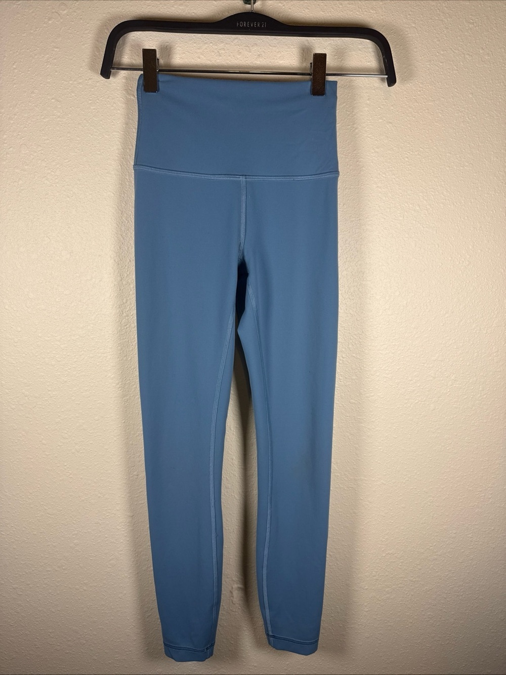 Lululemon Wunder Train HR Tight 25” Everlux LW5CQDS Blue Legging Size 2
